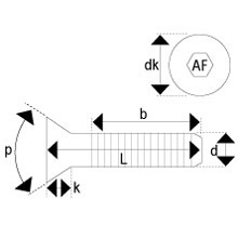 M8  - BZP - 10.9 Grade DIN7991