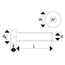 M8  - A2  - 304 Grade   BS4168