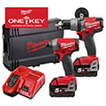 Milwaukee - M18ONEPP2A-502X - 18v Cordless Twin Kit - Steel Suppliers