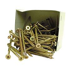 Chipboard Boxed - Woodscrew Countersunk - BZP