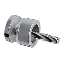 Model 0746 Tube - 25mm - Glass Adapters - Alu White