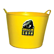 Large Rubber Black Gorilla Tub