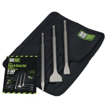 SDS-Plus Points & Chisels - Site Tuff 3pc Set