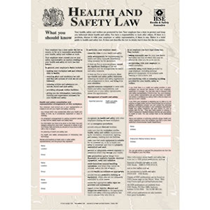 Health & Safety Law Poster Health & Safety Law Poster