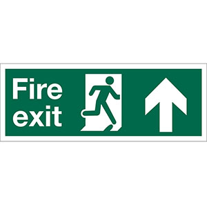 Fire Exit 400mm x 150mm Fire Exit 400mm x 150mm