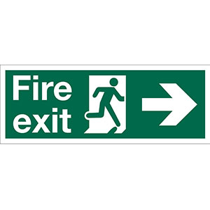 Fire Exit 400mm x 150mm Fire Exit 400mm x 150mm