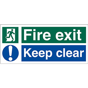 Fire Exit Keep Clear
