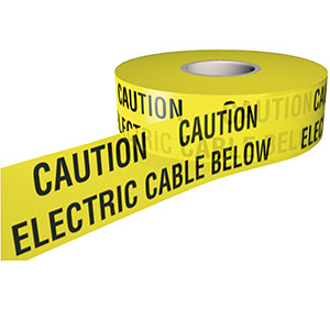 Caution Electrical Cable Below Caution Electrical Cable Below