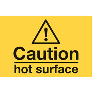 Caution Hot Surface Caution Hot Surface