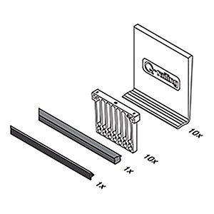 Model 6904 Top&Side Rubber Set
