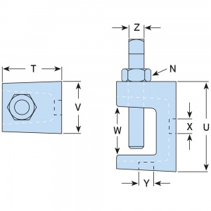 Type LC - Clamp - BZP Type LC - Clamp - BZP